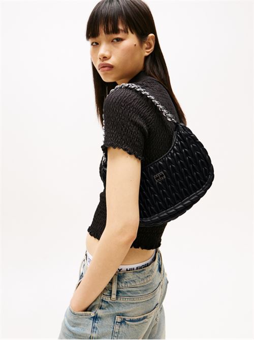 TJW ICONIC SHOULDER QUILTED TOMMY HILFIGER | AW0AW17302/BDS